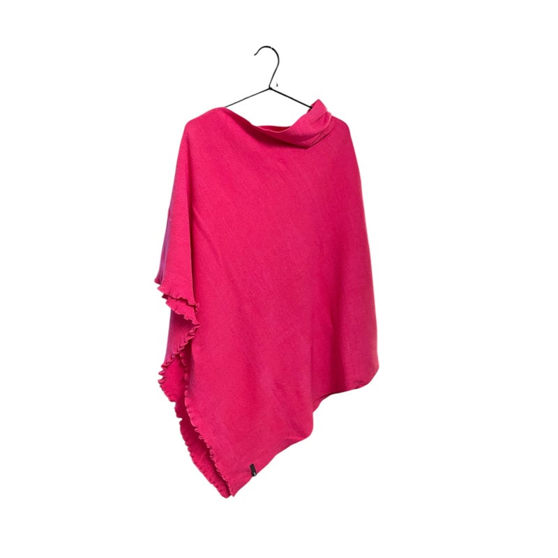 MADE IN MONDAY Poncho, Organic Cotton, pink