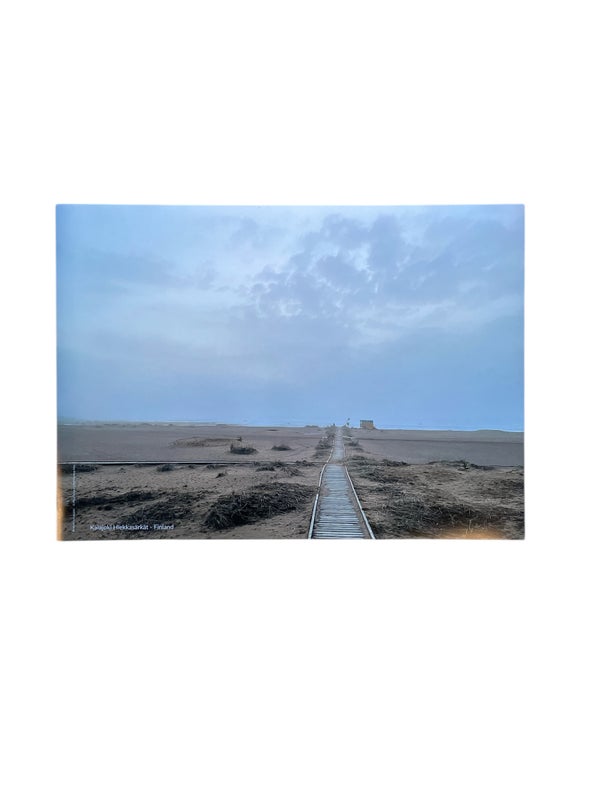 Kalajoki Hiekkas&auml;rk&auml;t poster B2, Blue see and sky